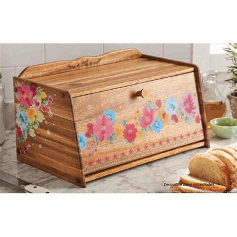 pioneer woman metal bread box|walmart pioneer woman storage containers.